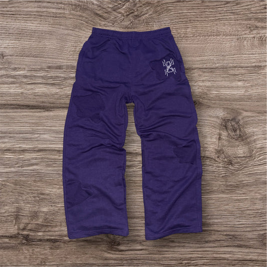 Purple Patchy Sweats