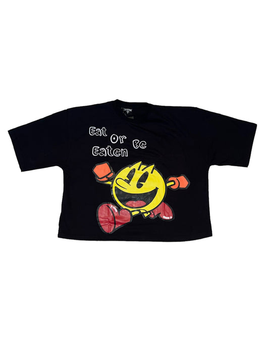 Pacman Black Boxy Tee