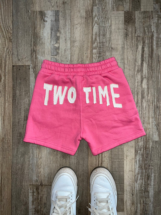 Pink Cotton Shorts Women’s